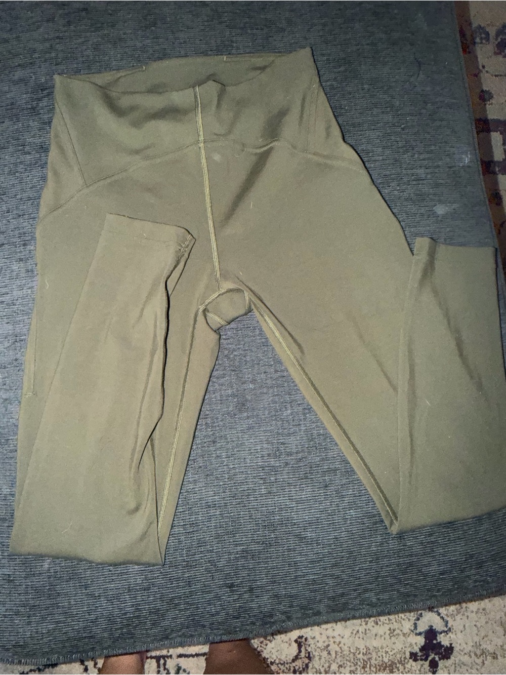 lululemon athletica Olive Green High-Rise Leggings